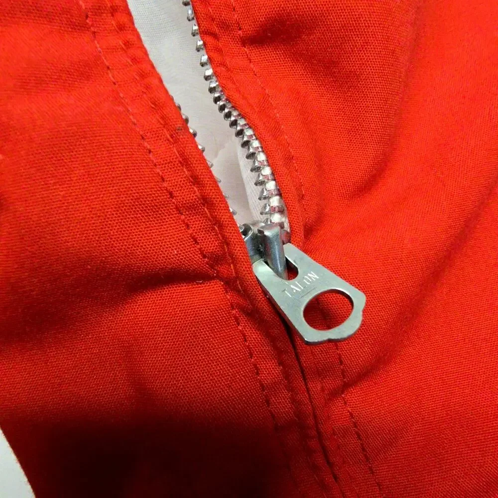 Vintage Weather Tamer Red Blue Hooded Snowsuit Toddler Made in USA Kids 24 Month